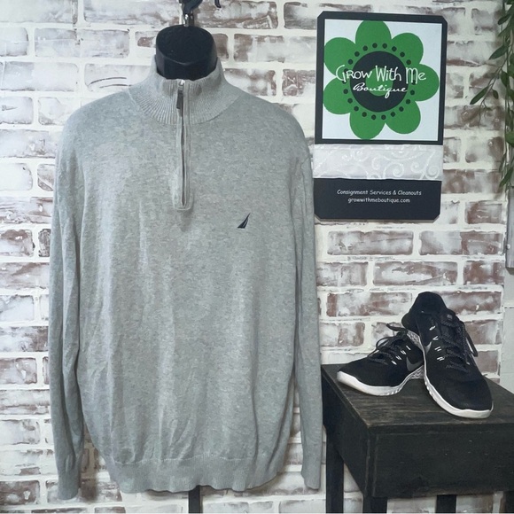 Nautica Men's Gray Sweater - Picture 1 of 7